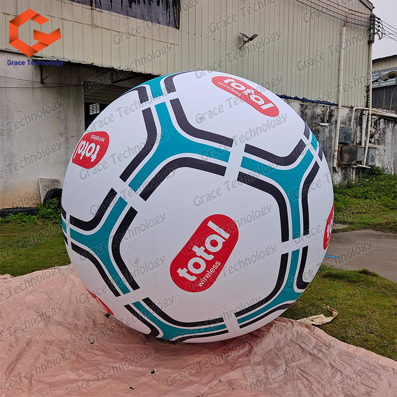 CustomGiant Inflatable Football Balloon Custom Inflatable Soccer Ball Balloon for World Cup