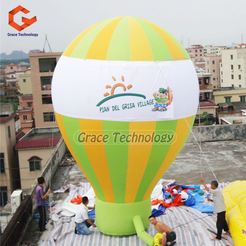 Grand Opening Giant Inflatable Balloon Advertising Inflatable Hot Air Balloon for Outdoor Display