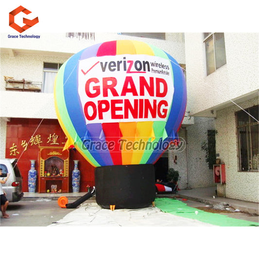 Grand Opening Giant Inflatable Balloon Advertising Inflatable Hot Air Balloon for Outdoor Display