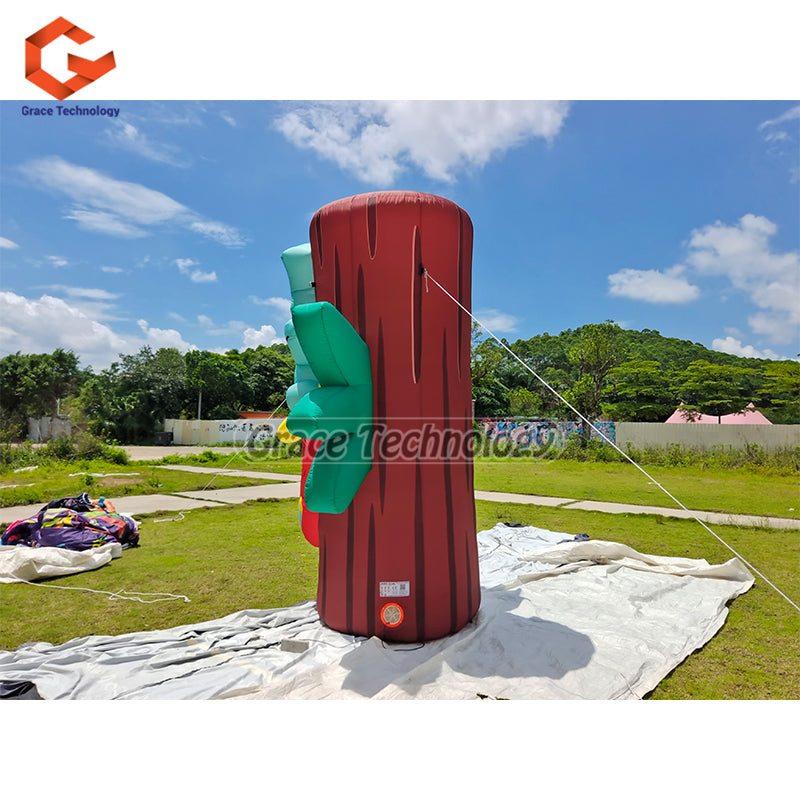 Tiki Inflatable Mask Balloon Decoration Inflatable Tiki Totem Model for Entertainment