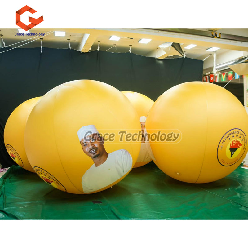 Face Printed Inflatable Parade Balloon Advertising Inflatable Balloon for Vote Events