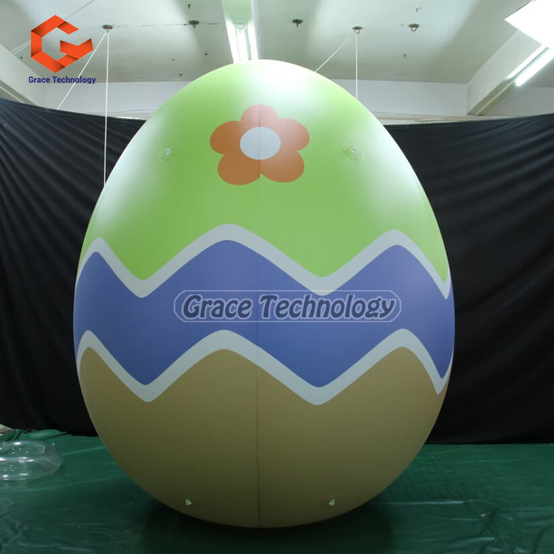 Colorful Inflatable Easter Eggs Decoration Giant Inflatable Egg Balloon for Holiday Decoration