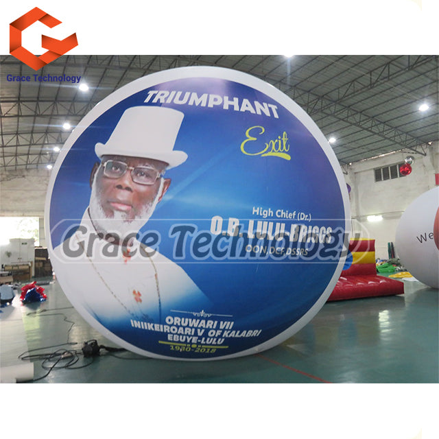 Face Printed Inflatable Parade Balloon Advertising Inflatable Balloon for Vote Events