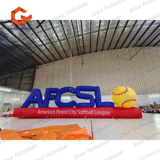 Custom logo Letter Large Giant Business Outdoor Mobile Display Advertising Decoration Blow up Balloon Billboard Inflatable Signs