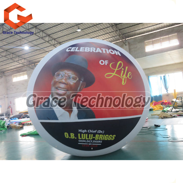 Face Printed Inflatable Parade Balloon Advertising Inflatable Balloon for Vote Events