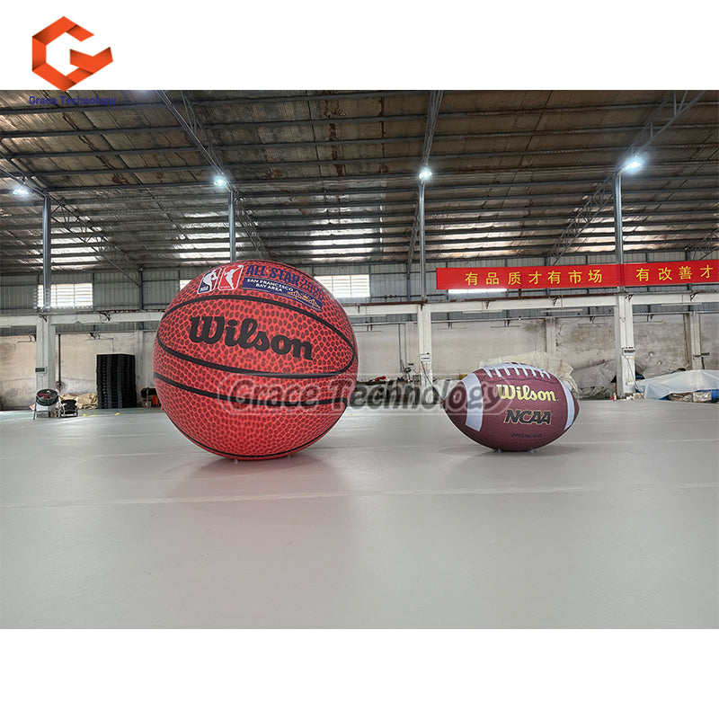 Giant Inflatable Rugby Ball American Football Inflatable Sports Activity Balloons for Youth Programs