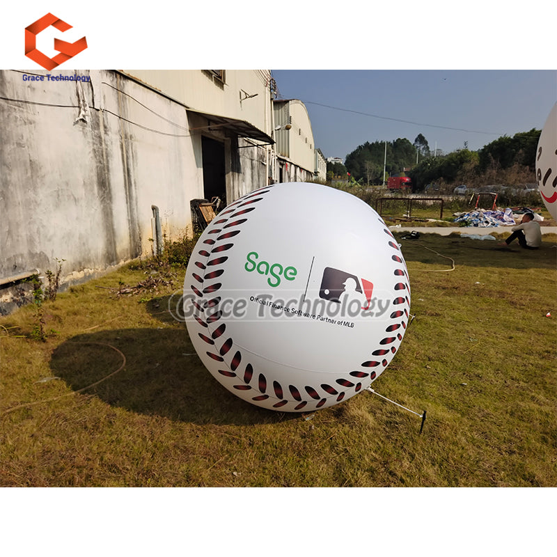 Heavy-Duty Inflatable Baseball Balloon Sports Balloons for Training