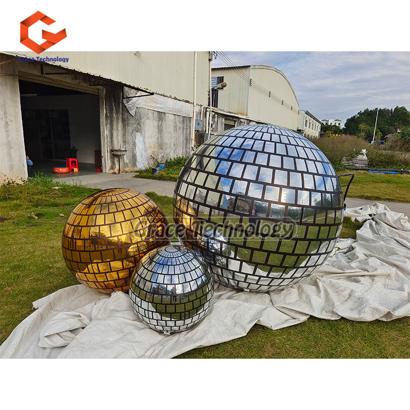 Big Nightclubs Inflatable Disco Bundle Music Festivals Inflatable Disco Mirror Ball