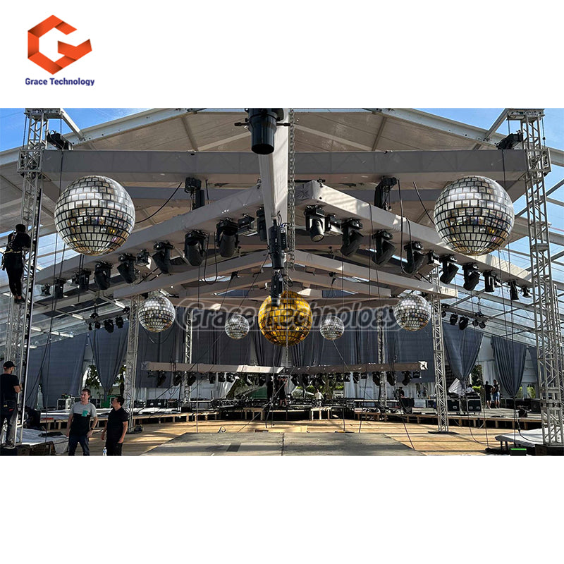 Big Nightclubs Inflatable Disco Bundle Music Festivals Inflatable Disco Mirror Ball