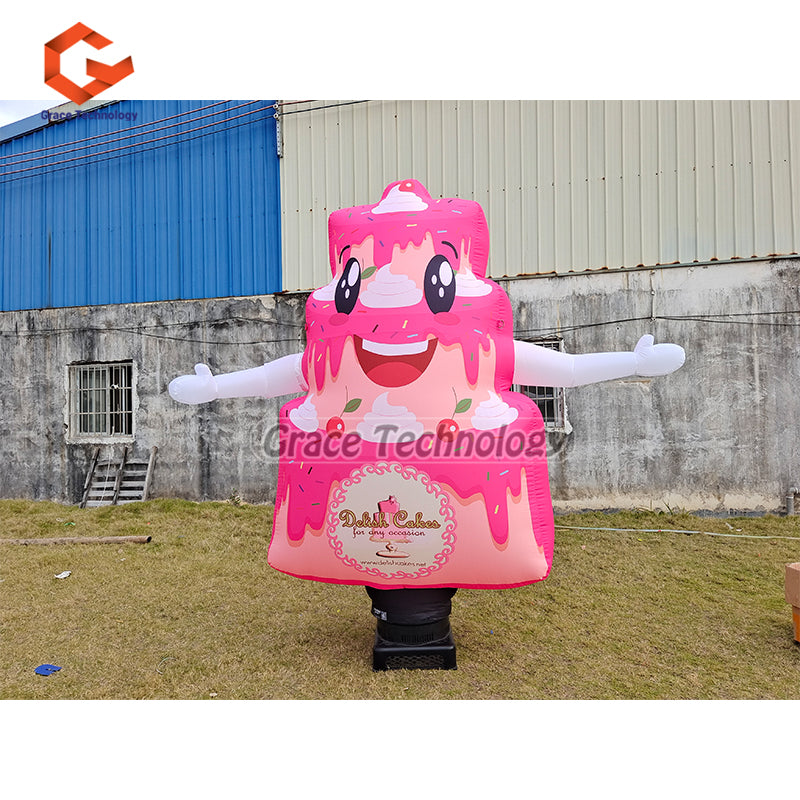 Custom Inflatable Fuel Dispenser Replicas Air Dancer Wacky Waving Man for Gas Station