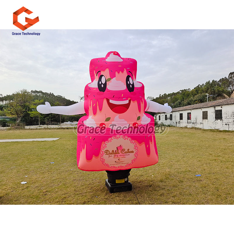 Custom Inflatable Fuel Dispenser Replicas Air Dancer Wacky Waving Man for Gas Station