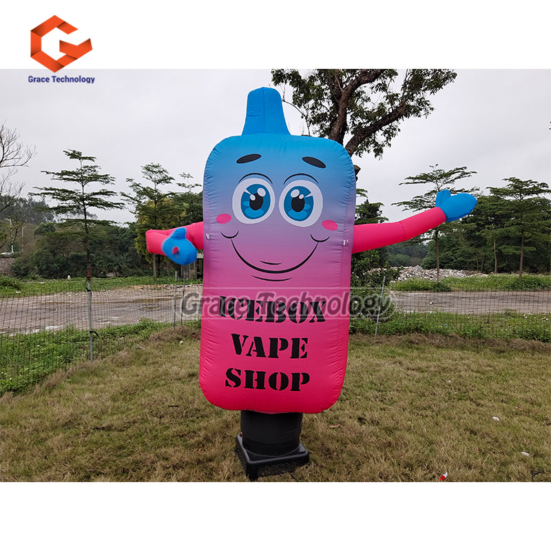 Custom Inflatable Fuel Dispenser Replicas Air Dancer Wacky Waving Man for Gas Station
