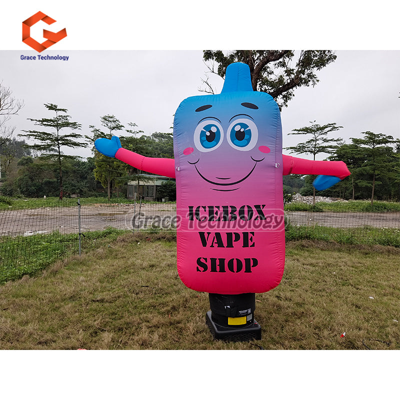 Custom Inflatable Fuel Dispenser Replicas Air Dancer Wacky Waving Man for Gas Station