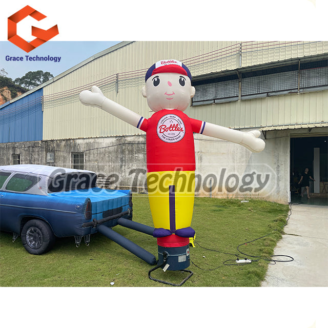 Custom Inflatable Tube Man 10ft Wave Hand Inflatable Air Dancer for Shops Advertising