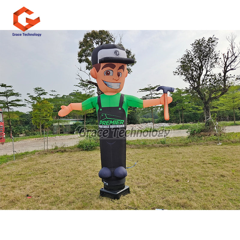 Hand Wave Inflatable Air Dancer Custom Inflatable Sky Dancer for Tool Shop