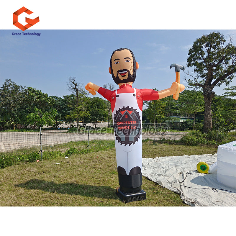 Hand Wave Inflatable Air Dancer Custom Inflatable Sky Dancer for Tool Shop