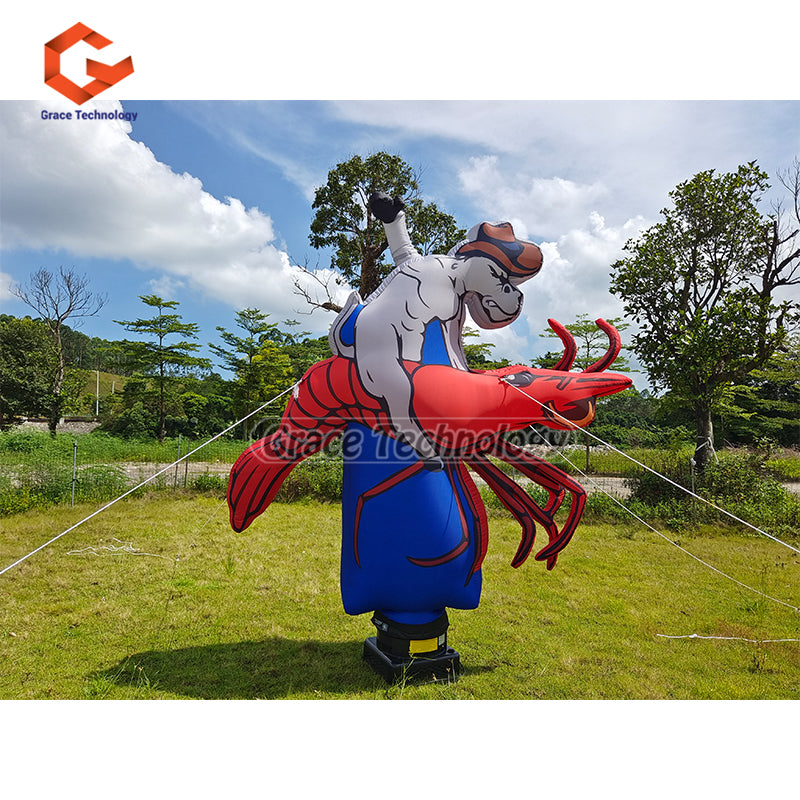 Giant Lobster Air Dancer Wacky Waving Inflatable Arm Flailing Tube Man