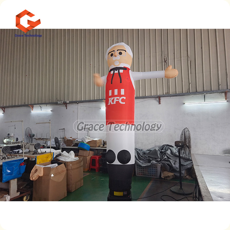 KFC Air Dancer Inflatable Air Tube Sky Dancer Man for Restaurant Decorations