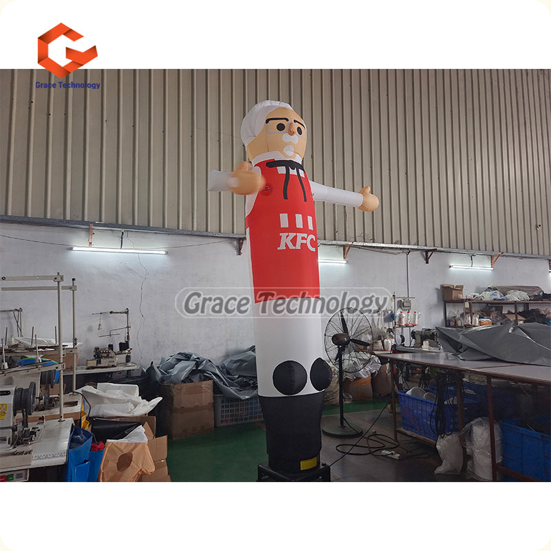 KFC Air Dancer Inflatable Air Tube Sky Dancer Man for Restaurant Decorations