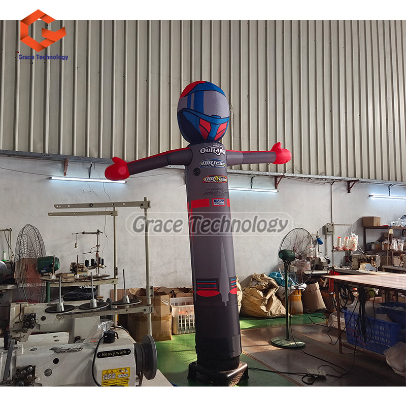 Custom Inflatable Knight Air Dancer with Wave Hand Inflatable Arm Flailing Tube Man