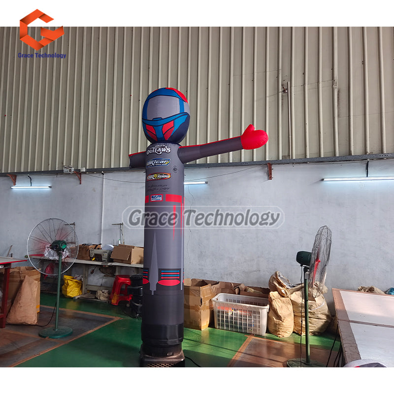 Custom Inflatable Knight Air Dancer with Wave Hand Inflatable Arm Flailing Tube Man