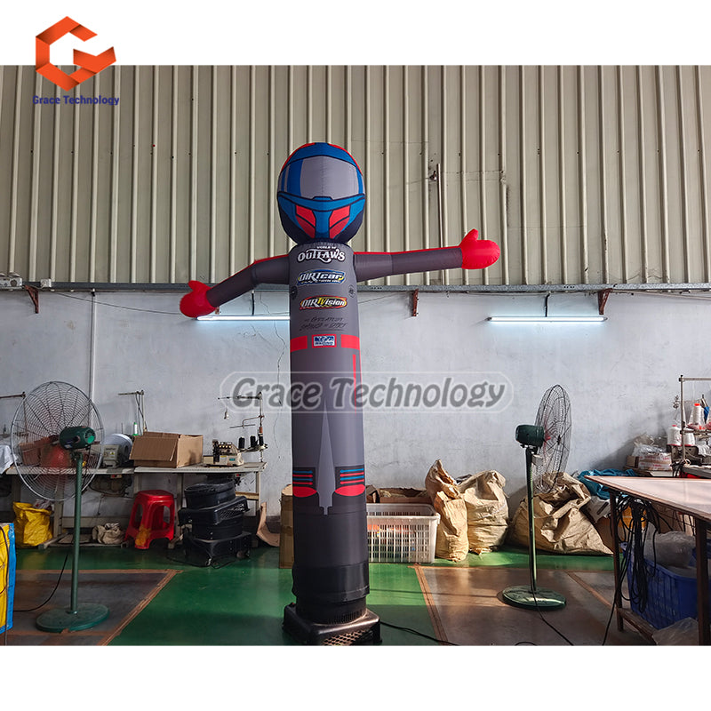 Custom Inflatable Knight Air Dancer with Wave Hand Inflatable Arm Flailing Tube Man