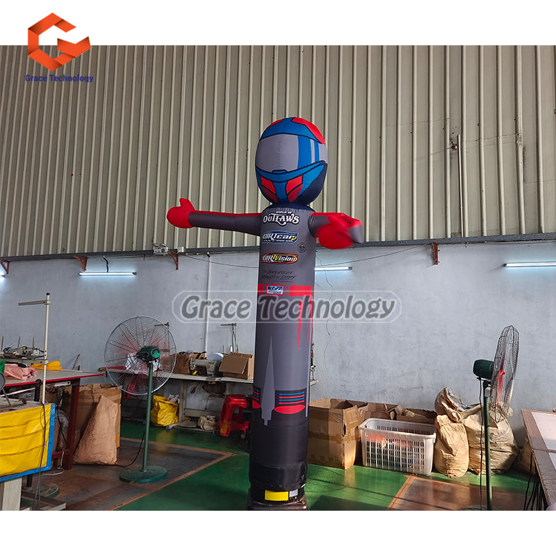 Custom Inflatable Knight Air Dancer with Wave Hand Inflatable Arm Flailing Tube Man