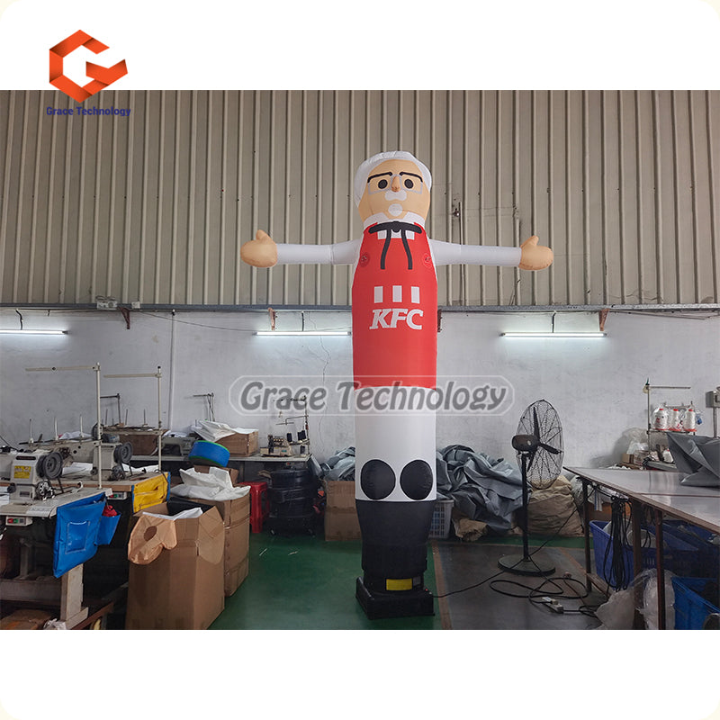 KFC Air Dancer Inflatable Air Tube Sky Dancer Man for Restaurant Decorations