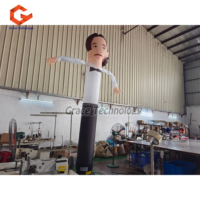 4m Brideg Air Dancer Inflatable Brideg Replicas Models with Blower for Wedding Events