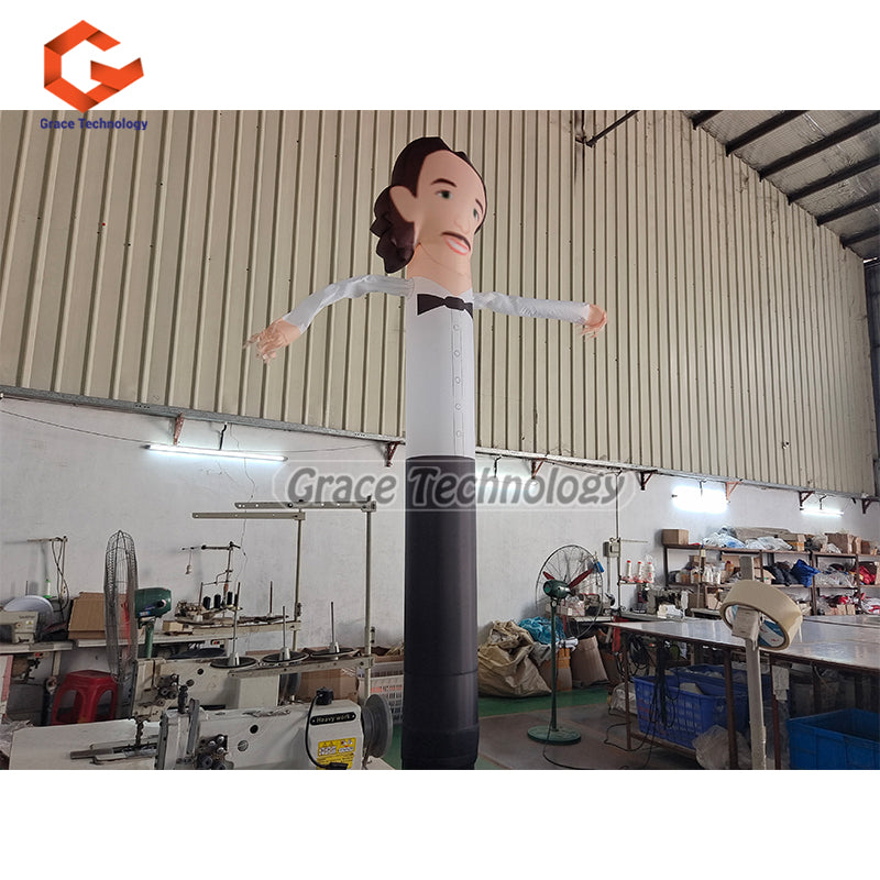 4m Brideg Air Dancer Inflatable Brideg Replicas Models with Blower for Wedding Events