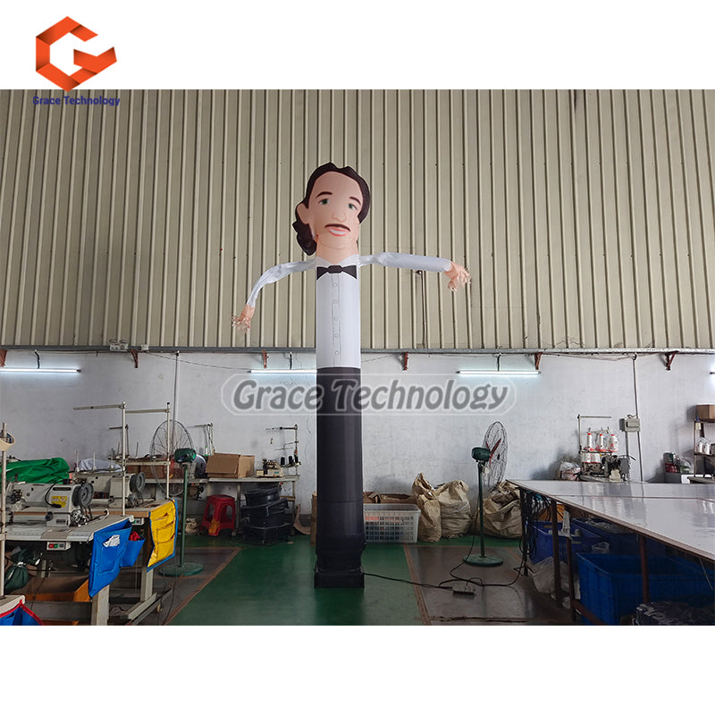 4m Brideg Air Dancer Inflatable Brideg Replicas Models with Blower for Wedding Events