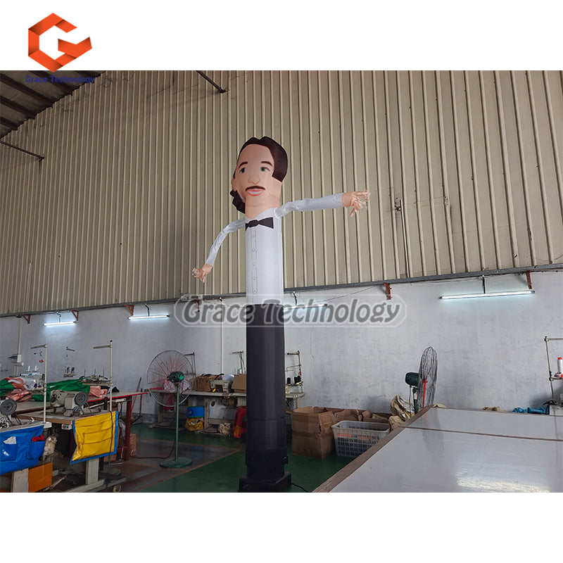 4m Brideg Air Dancer Inflatable Brideg Replicas Models with Blower for Wedding Events