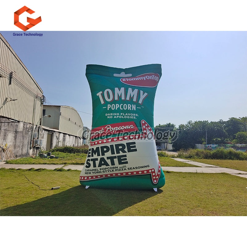 Giant Inflatable Popcorn Bag Replicas Advertising Inflatable Bag Balloon for Sale