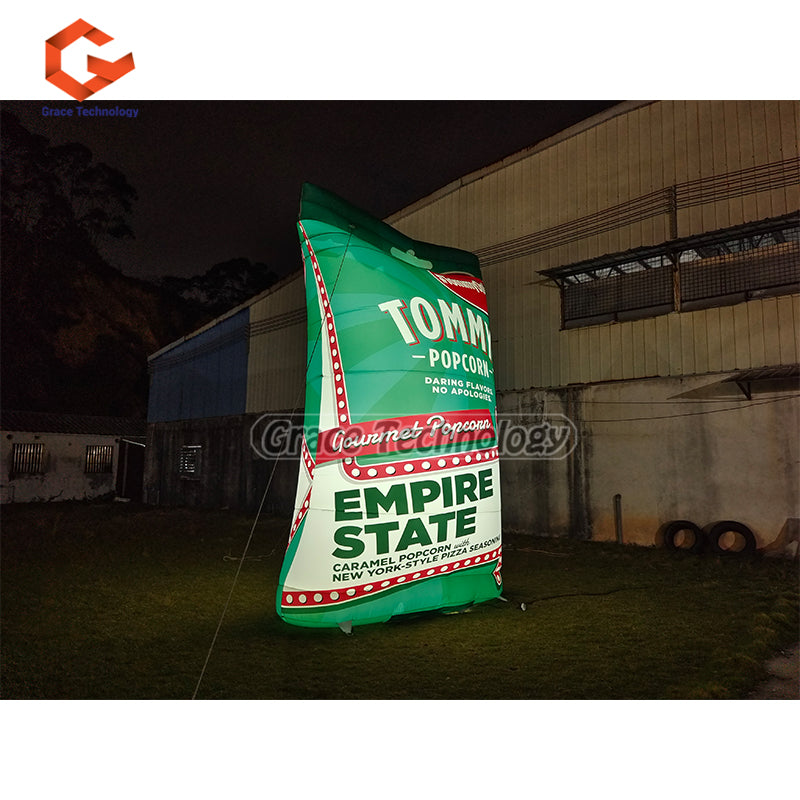 LED Lighting Inflatable Packing Bag Replicas Custom Inflatable Bottle Can Bags for Outdoor