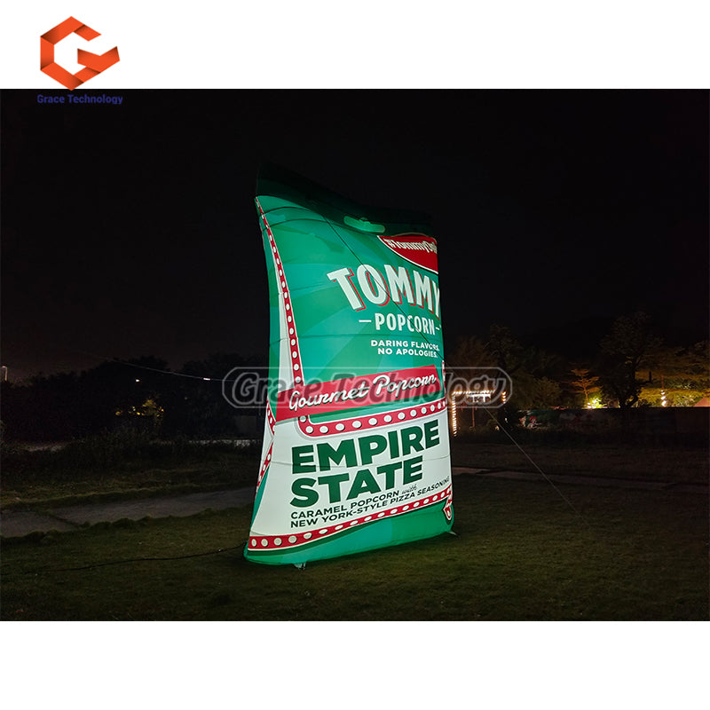 LED Lighting Inflatable Packing Bag Replicas Custom Inflatable Bottle Can Bags for Outdoor