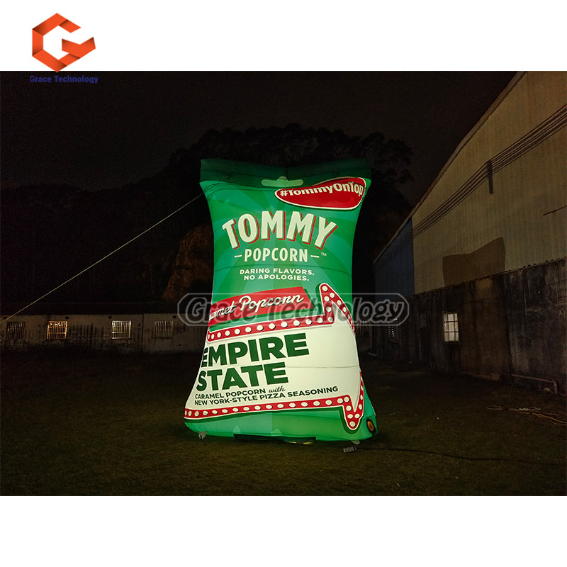LED Lighting Inflatable Packing Bag Replicas Custom Inflatable Bottle Can Bags for Outdoor