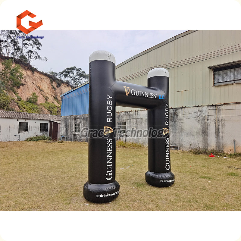 Custom Inflatable Rugby Goal Football Games Sports Advertising Inflatable Arch