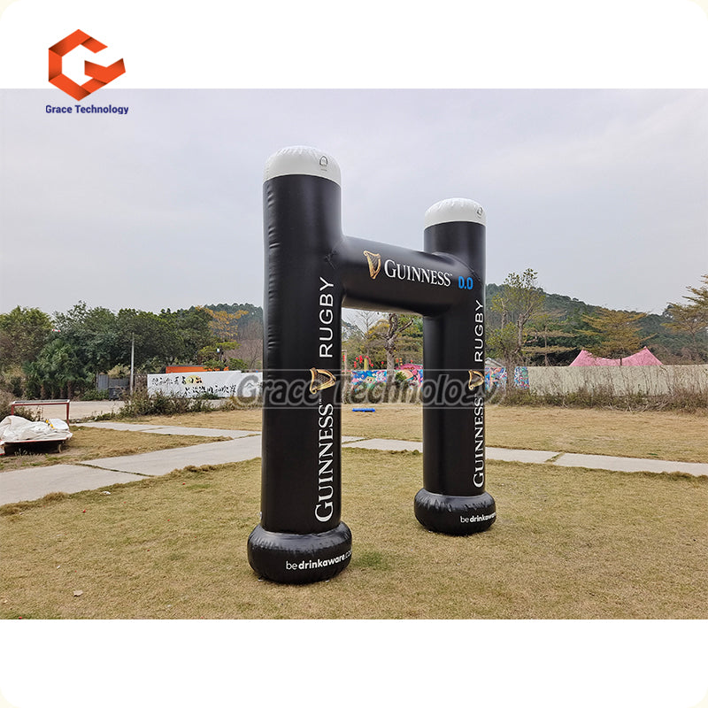 Custom Inflatable Rugby Goal Football Games Sports Advertising Inflatable Arch