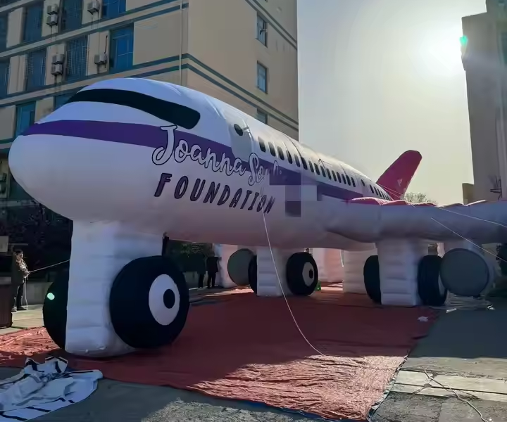 Giant Inflatable Realistic Civilian Aircraft inflatable plane balloon