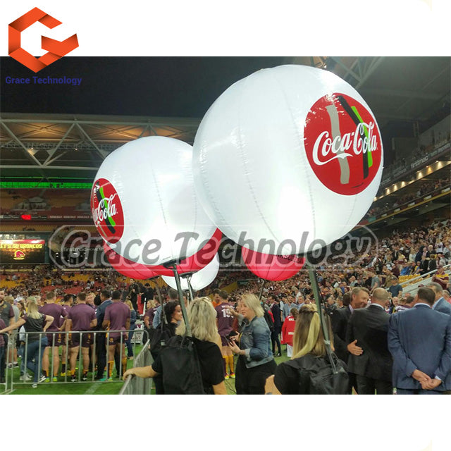 Mobile Walking Advertising Balloon Inflatable Backpack Balloon for Exhibition