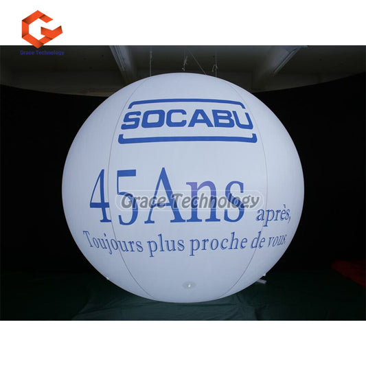 Commercial LED Lighting Inflatable Helium Balloon for Outdoor Advertising