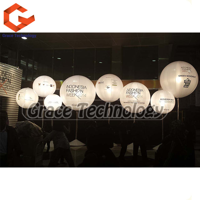 Advertising Stand Balloon LED Lighting Inflatable Tripod Balloon fot Outdoor