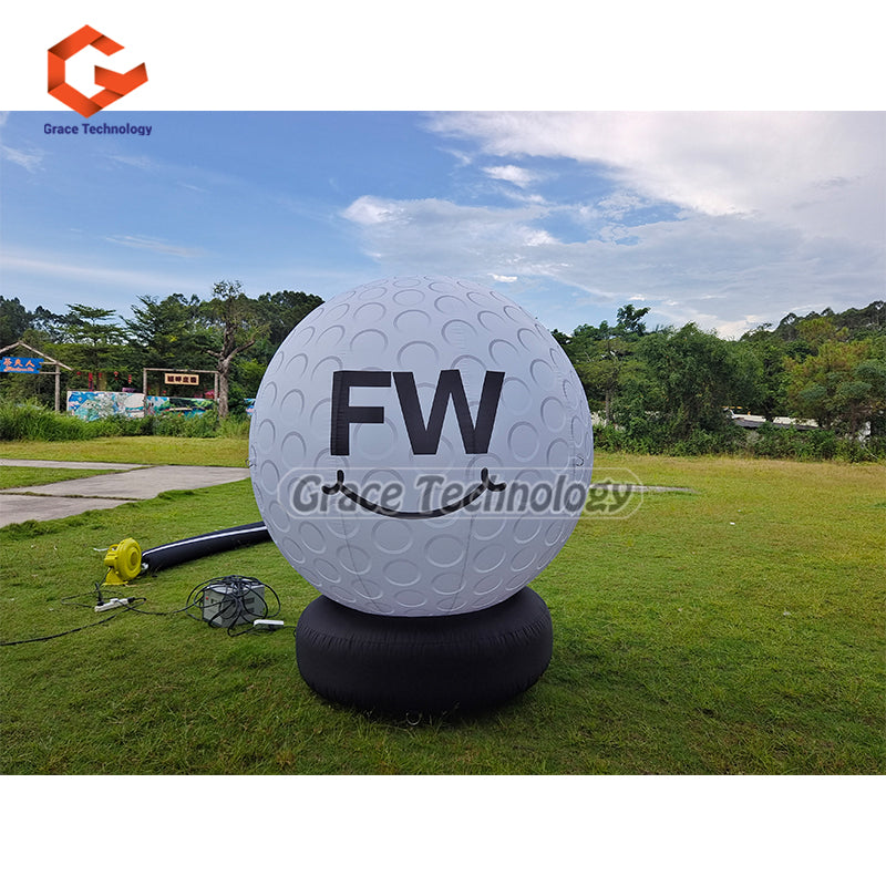 Freestand Inflatable Golf Replicas Balloon Custom Inflatable Sports Golf Balloon for Outdoor