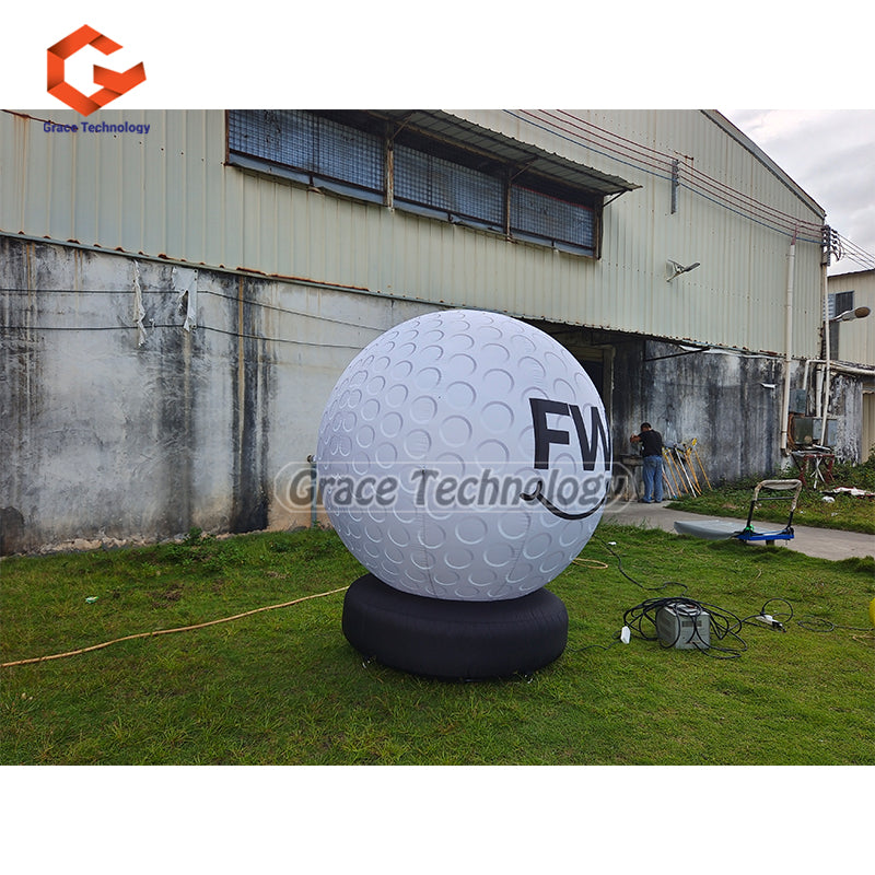 Freestand Inflatable Golf Replicas Balloon Custom Inflatable Sports Golf Balloon for Outdoor