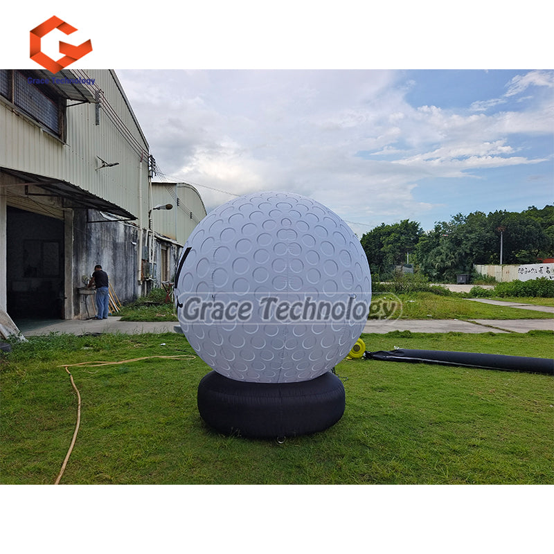 Freestand Inflatable Golf Replicas Balloon Custom Inflatable Sports Golf Balloon for Outdoor