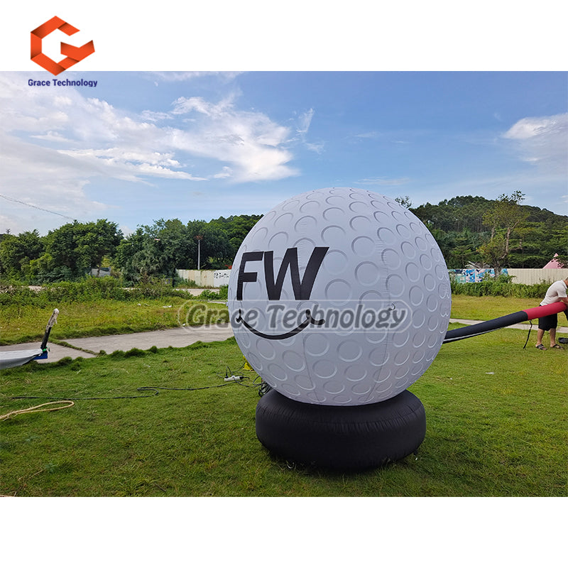Freestand Inflatable Golf Replicas Balloon Custom Inflatable Sports Golf Balloon for Outdoor