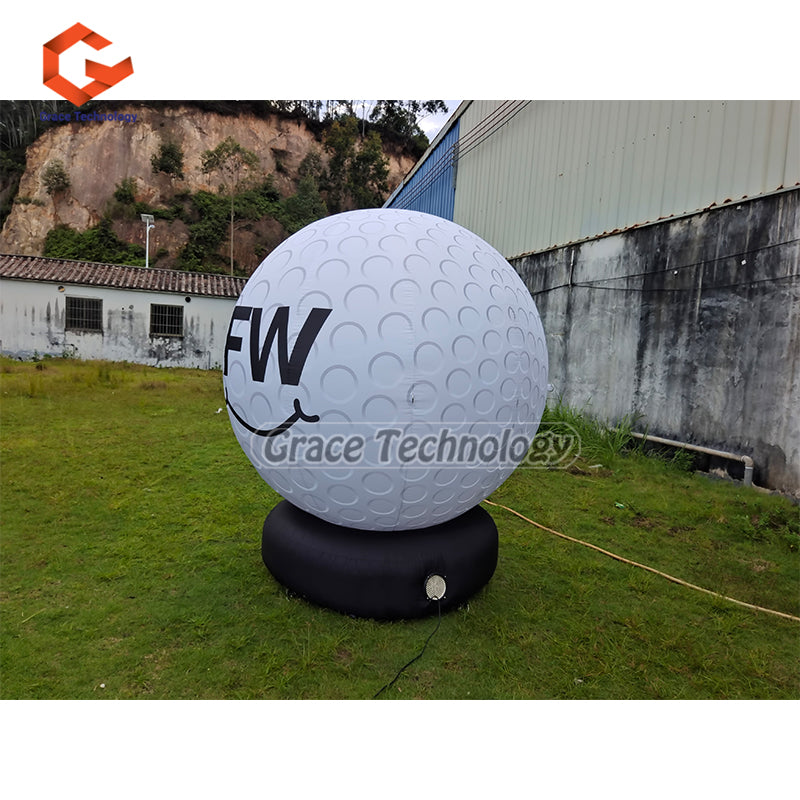 Freestand Inflatable Golf Replicas Balloon Custom Inflatable Sports Golf Balloon for Outdoor