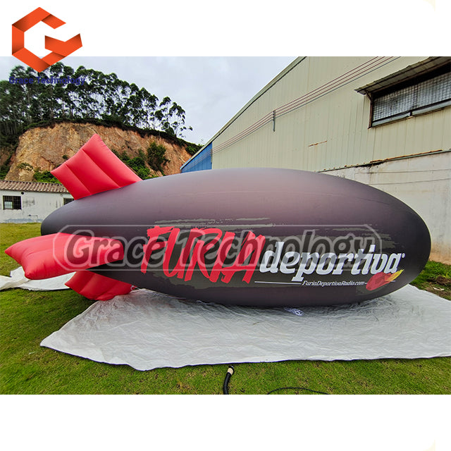 Floating Inflatable Blimp Balloon Helium Inflatable Airplane Zeppelin for Advertising Promotion
