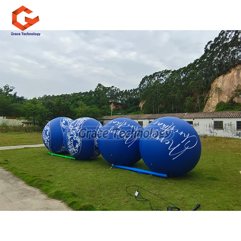 2m Merry Christmas Balloon Events Festival Decoration Inflatable Balloon for Hanging