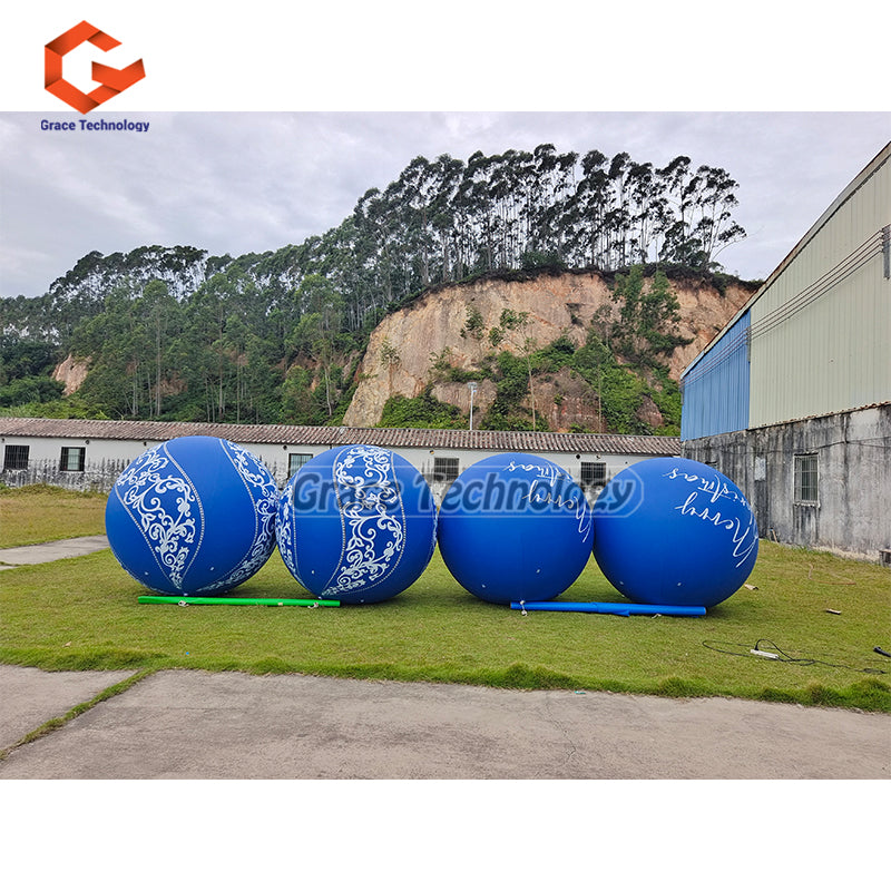 2m Merry Christmas Balloon Events Festival Decoration Inflatable Balloon for Hanging